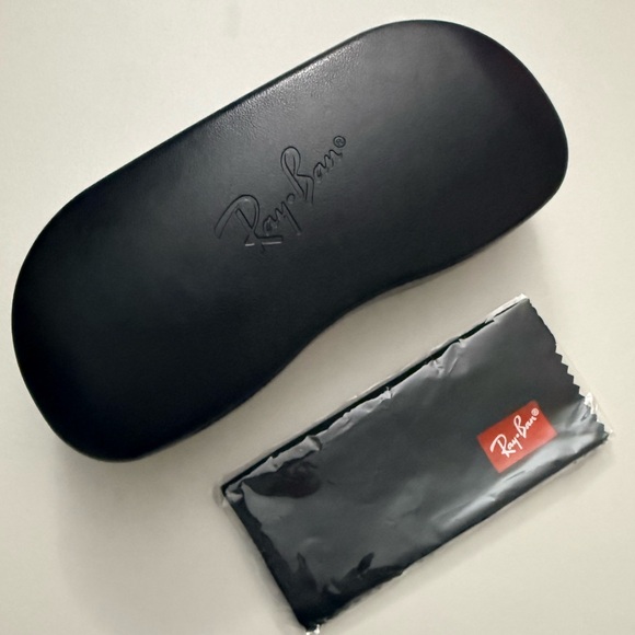 Ray-Ban Accessories - Ray-Ban Black Hardshell Eyewear Case with Cleaning Cloth